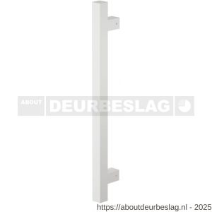 GPF Bouwbeslag ZwartWit GPF8600.62 deurgreep GPF10 vierkant 22x300/200 mm hoogte 55 mm wit met enkel- en dubbelzijdige bevestiging - R21008499 - afbeelding 1