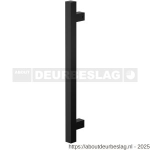 GPF Bouwbeslag ZwartWit GPF8600.61 deurgreep GPF10 vierkant 22x300/200 mm hoogte 55 mm zwart met enkel- en dubbelzijdige bevestiging - R21008498 - afbeelding 1