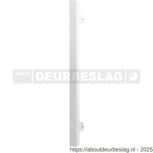 GPF Bouwbeslag ZwartWit GPF8602.62 deurgreep GPF10 vierkant 22x400/300 mm hoogte 55 mm wit met enkel- en dubbelzijdige bevestiging - R21003238 - afbeelding 1