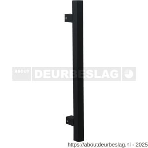 GPF Bouwbeslag ZwartWit GPF8624.61 deurgreep GPF10 vierkant 30x1400/1200 mm hoogte 70 mm zwart met enkel- en dubbelzijdige bevestiging - R21008840 - afbeelding 1