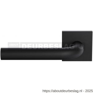 GPF Bouwbeslag ZwartWit GPF1000.61-02L Aka deurkruk gatdeel op vierkant rozet 50x8 mm linkswijzend zwart - R21019958 - afbeelding 1