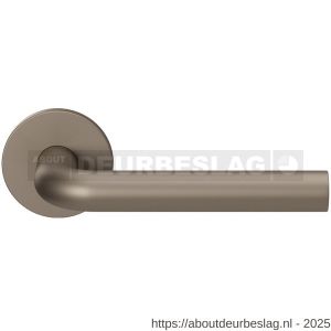 GPF Bouwbeslag Entree GPF100VRA3R L-model 19 mm deurkruk gatdeel op rozet 53x6 mm rechtswijzend Mocca blend - R21016792 - afbeelding 1