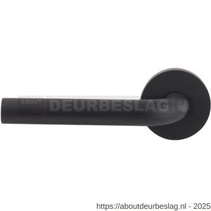 GPF Bouwbeslag Entree GPF100VRASR L-model 19 mm deurkruk gatdeel op rozet 53x6 mm rechtswijzend antraciet - R21009974 - afbeelding 1