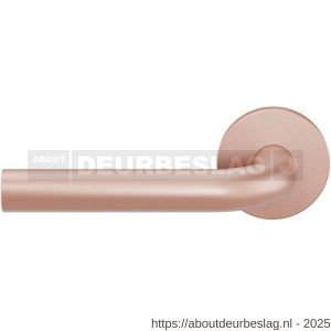 GPF Bouwbeslag Entree GPF100VRT2L L-model 19 mm deurkruk gatdeel op rozet 53x6 mm linkswijzend Blush - R21019963 - afbeelding 1