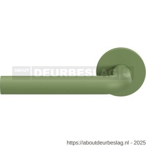 GPF Bouwbeslag Urban Jungle GPF100VRU3L L-model 19 mm deurkruk gatdeel op rozet 53x6 mm linkswijzend Leaf - R21008772 - afbeelding 1