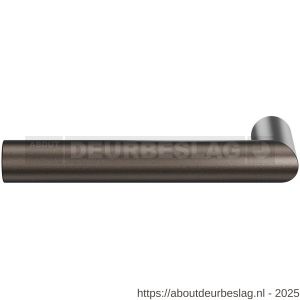 GPF Bouwbeslag Anastasius GPF1015.A1 L/R Toi L-haaks model 19 mm deurkruk gatdeel links-rechtswijzend Dark blend - R21010525 - afbeelding 1