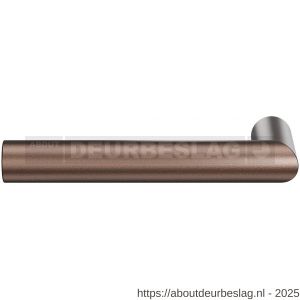 GPF Bouwbeslag Anastasius GPF1015.A2 L/R Toi L-haaks model 19 mm deurkruk gatdeel links-rechtswijzend Bronze blend - R21010526 - afbeelding 1