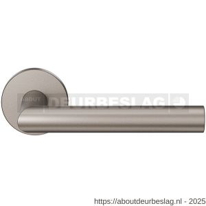 GPF Bouwbeslag Anastasius GPF1015.A3-00 Toi L-haaks model 19 mm deurkruk op rond rozet 50x8 m Mocca blend - R21010598 - afbeelding 1