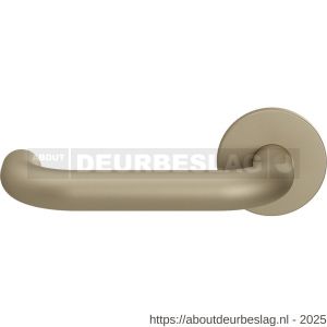 GPF Bouwbeslag Entree GPF105VRA4L U-model 19 mm deurkruk gatdeel op rozet 53x6 mm linkswijzend Champagne blend - R21016801 - afbeelding 1