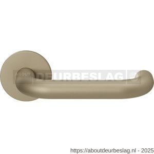 GPF Bouwbeslag Entree GPF105VRA4R U-model 19 mm deurkruk gatdeel op rozet 53x6 mm rechtswijzend Champagne blend - R21016805 - afbeelding 1