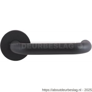 GPF Bouwbeslag Entree GPF105VRAS U-model 19 mm deurkruk op rozet 53x6 mm antraciet - R21009208 - afbeelding 1