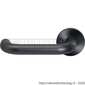 GPF Bouwbeslag Entree GPF105VRP1L U-model 19 mm deurkruk gatdeel op rozet 53x6 mm linkswijzend PVD antraciet - R21010013 - afbeelding 1