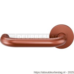 GPF Bouwbeslag Entree GPF105VRT1L U-model 19 mm deurkruk gatdeel op rozet 53x6 mm linkswijzend Terra - R21019968 - afbeelding 1
