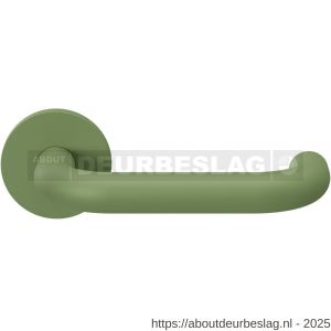 GPF Bouwbeslag Urban Jungle GPF105VRU3 U-model 19 mm deurkruk op rozet 53x6 mm Leaf - R21008782 - afbeelding 1