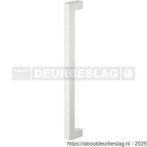 GPF Bouwbeslag ZwartWit GPF8630.62 deurgreep GPF11 vierkant 22x300/278 mm hoogte 55 mm wit met enkel- en dubbelzijdige bevestiging - R21007329 - afbeelding 1