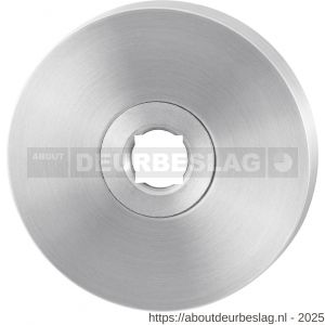 GPF Bouwbeslag RVS GPF1100.00 rond click rozet 50x8 mm RVS geborsteld - R21003682 - afbeelding 1