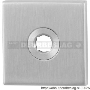 GPF Bouwbeslag RVS GPF1100.02 vierkant click rozet 50x50x8 mm RVS geborsteld - R21003642 - afbeelding 1