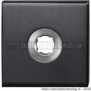 GPF Bouwbeslag PVD GPF1100.02P1 vierkant click rozet 50x50x8 mm PVD antraciet - R21003650 - afbeelding 1