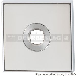 GPF Bouwbeslag RVS GPF1100.42 vierkant click rozet 50x50x8 mm RVS gepolijst - R21003680 - afbeelding 1