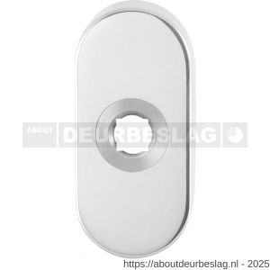 GPF Bouwbeslag RVS GPF1100.44R ovaal click rozet 70x32x10 mm rechtsdraaiend RVS gepolijst - R21008298 - afbeelding 1