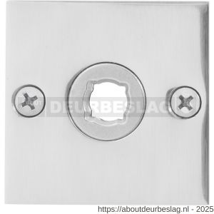 GPF Bouwbeslag RVS GPF1100.48 vierkant plat rozet 50x50x2 mm RVS gepolijst - R21003674 - afbeelding 1