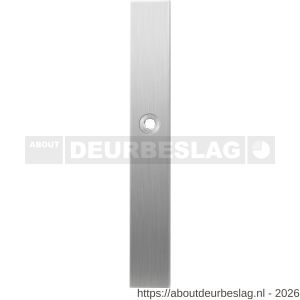 GPF Bouwbeslag RVS GPF1100.75L XL blind langschild gatdeel XL rechthoekig 282x40x8,5 mm blind linkswijzend RVS geborsteld - R21004084 - afbeelding 1