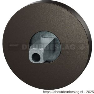 GPF Bouwbeslag Anastasius GPF1100.A1.0400 rozet rond 50x8 mm met vastgelaste knopvastzetter Dark blend - R21013107 - afbeelding 1