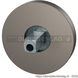 GPF Bouwbeslag Anastasius GPF1100.A3.0400 rozet rond 50x8 mm met vastgelaste knopvastzetter Mocca blend - R21013109 - afbeelding 1