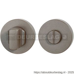 GPF Bouwbeslag Anastasius GPF1100.A3.0910 toiletgarnituur 50x8 mm stift 8 mm grote knop Mocca blend - R21011399 - afbeelding 1
