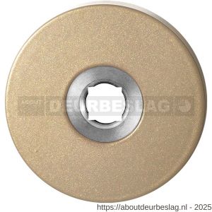 GPF Bouwbeslag Anastasius GPF1100.A4 L/R rond click rozet 50x8 mm links-rechtsdraaiend Champagne blend - R21011362 - afbeelding 1