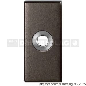 GPF Bouwbeslag Anastasius GPF1101.A1 rechthoekig click rozet 70x32x10 mm Dark blend - R21016705 - afbeelding 1