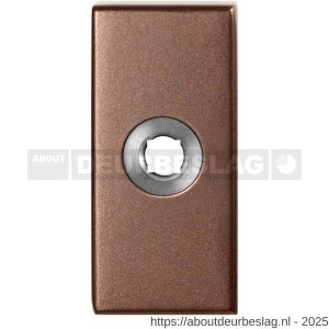 GPF Bouwbeslag Anastasius GPF1101.A2 rechthoekig click rozet 70x32x10 mm Bronze blend - R21016721 - afbeelding 1