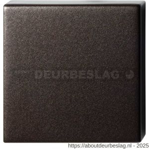 GPF Bouwbeslag Anastasius GPF1102.A1.0900 blind vierkant rozet 50x50x8 mm Dark blend - R21011254 - afbeelding 1