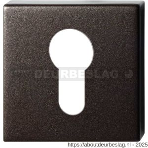 GPF Bouwbeslag Anastasius GPF1102.A1.0902 cilinderrozet vierkant 50x50x8 mm Dark blend - R21011325 - afbeelding 1