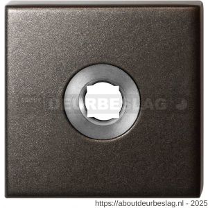 GPF Bouwbeslag Anastasius GPF1102.A1 vierkant click rozet 50x50x8 mm Dark blend - R21011339 - afbeelding 1