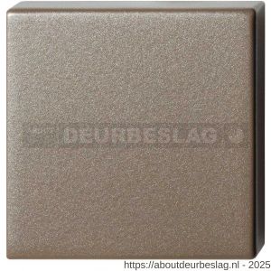 GPF Bouwbeslag Anastasius GPF1102.A3.0900 blind vierkant rozet 50x50x8 mm Mocca blend - R21011260 - afbeelding 1