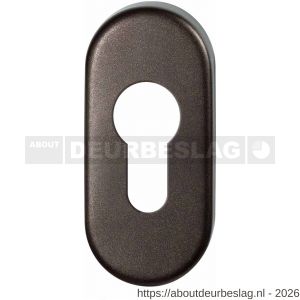 GPF Bouwbeslag Anastasius GPF1104.A1 cilinderrozet ovaal 70x32x10 mm Dark blend - R21019992 - afbeelding 1