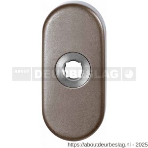 GPF Bouwbeslag Anastasius GPF1104.A3 R ovaal click rozet 70x32x10 mm rechtsdraaiend Mocca blend - R21016720 - afbeelding 1