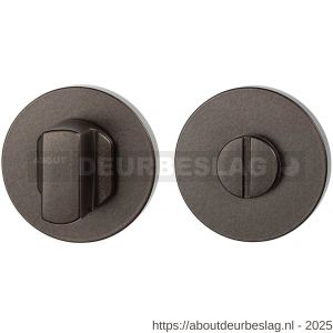 GPF Bouwbeslag Anastasius GPF1105.A1.0910 toiletgarnituur rond 50x6 mm stift 8 mm grote knop Dark blend - R21011395 - afbeelding 1