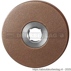GPF Bouwbeslag Anastasius GPF1105.A2 R rond click rozet 50x6 mm rechtsdraaiend Bronze blend - R21011352 - afbeelding 1