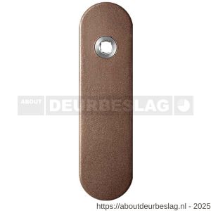 GPF Bouwbeslag Anastasius GPF1110.A2L blind kortschild gatdeel afgerond 169x46x8,5 mm blind linkswijzend Bronze blend - R21012448 - afbeelding 1