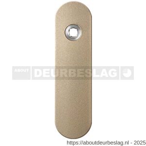 GPF Bouwbeslag Anastasius GPF1110.A4R blind kortschild gatdeel afgerond 169x46x8,5 mm blind rechtsdraaiend Champagne blend - R21012484 - afbeelding 1