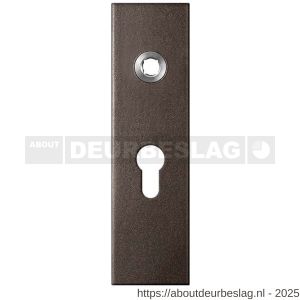 GPF Bouwbeslag Anastasius GPF1115.A1L PC55 kortschild gatdeel rechthoekig 169x46x8,5 mm PC55 linkswijzend Dark blend - R21012498 - afbeelding 1
