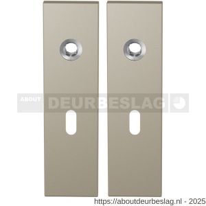 GPF Bouwbeslag Anastasius GPF1115.A4 BB56 kortschild rechthoekig enkelverend 169x46x8,5 mm BB56 Champagne blend - R21012541 - afbeelding 1