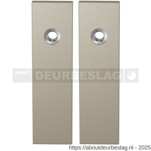 GPF Bouwbeslag Anastasius GPF1115.A4 blind kortschild rechthoekig enkelverend 169x46x8,5 mm blind Champagne blend - R21012540 - afbeelding 1