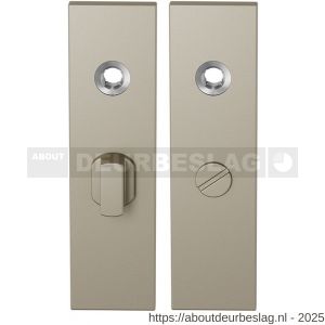 GPF Bouwbeslag Anastasius GPF1115.A4 WC55/8 groot kortschild rechthoekig enkelverend 169x46x8,5 mm WC55/8 grote deurknop Champagne blend - R21012552 - afbeelding 1
