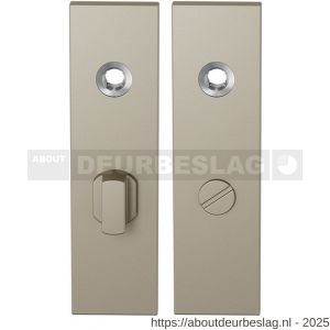 GPF Bouwbeslag Anastasius GPF1115.A4 WC63/8 groot kortschild rechthoekig enkelverend 169x46x8,5 mm WC63/8 grote deurknop Champagne blend - R21012554 - afbeelding 1