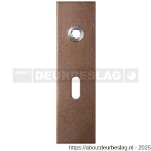 GPF Bouwbeslag Anastasius GPF1115.A2R BB56 kortschild gatdeel rechthoekig 169x46x8,5 mm BB56 rechtsdraaiend Bronze blend - R21012517 - afbeelding 1