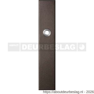 GPF Bouwbeslag Anastasius GPF1125.A1L blind langschild gatdeel rechthoekig 218x40x8,5 mm blind linkswijzend Dark blend - R21011181 - afbeelding 1