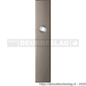 GPF Bouwbeslag Anastasius GPF1125.A3L blind langschild gatdeel rechthoekig 218x40x8,5 mm blind linkswijzend Mocca blend - R21011166 - afbeelding 1